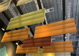 Vertically Acoustic Ceiling Baffles / Suspended Acoustic Baffles For Office