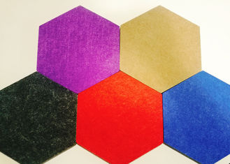 4x8 Sustainable 3d Felt Acoustic Wall Panels Hexagon shaped