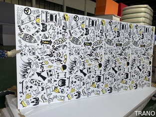 E0 Grade Polyester Fiber Acoustic Board Hypoallergenic  Fire Rated