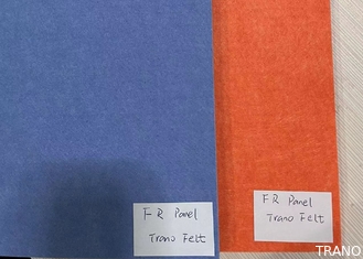 3.3kg/Sqm Fire Retardant Charcoal Pet Felt Acoustic Panels Sound Absorbing