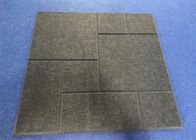 Eco - Friendly Acoustic Felt Tiles , 600mm*600mm*12mm Sound Reducing Ceiling Tiles