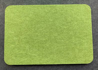 Green Color Sound Deadening Wall Panels / Polyester Acoustic Panels Fire Retardant