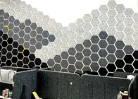 9mm Fire Rated  High Density Polyester Fiber Acoustic Panel Hexagon