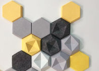 Decorative Odorless Honeycomb Acoustic Felt Wall Tiles fade resistant