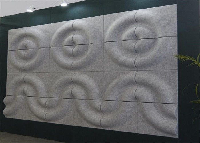 Flame Retardant 3d Acoustic Wall Panels Noise Absorbing Wall Art Heat Insulation