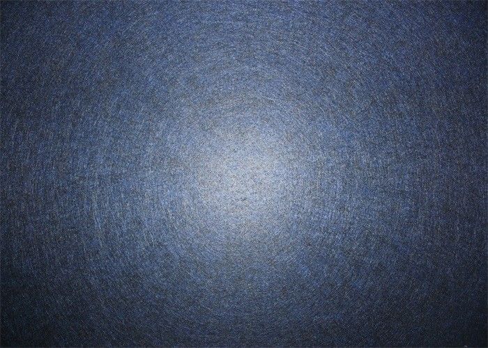 Navy Color Decorative Sound Absorbing Wall Panels , Recycled Pet Felt Panels