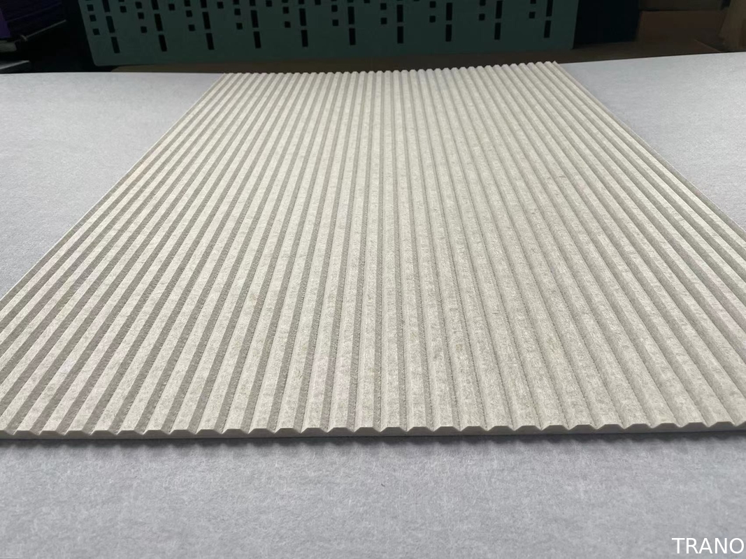 Prefinished  Soundproofing 3D Acoustic Wall Panels Recycled Material