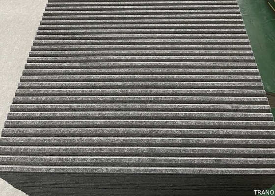 100% Polyester Fiber 3D Acoustic Wall Panels Soundproof