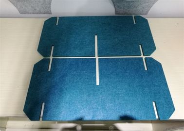 Height Adjustable Modular Office Furniture Acoustic Desk Partitions 40 Colors