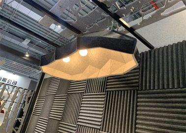 Unique Type Acoustic Pendant Light Special Pet Felt Lampshade For Home