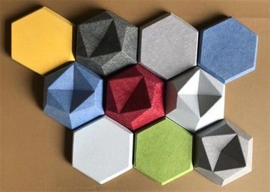 Commercial Noise Stop Hexagonal Acoustic Panels For Wall