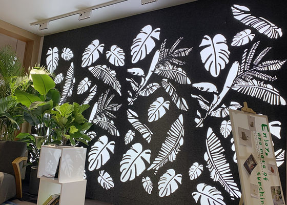 Polyester 1200x2400mm Soundproof Office Partition Wall Anti Fouling