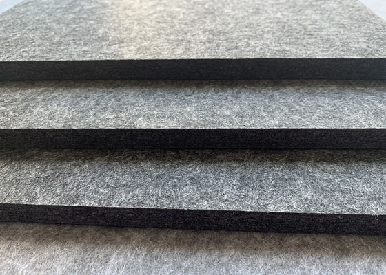 ISO354 NRC 0.8  Hexagon Soundproofing Acoustic Felt Wall Tiles Fire Resistance