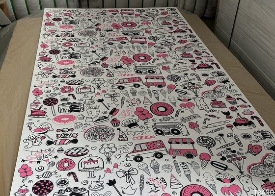 E0 Grade Polyester Fiber Acoustic Board Hypoallergenic  Fire Rated