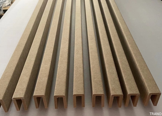 E0 Level PET Vertically Acoustic Suspended Acoustic Baffles 9mm Thickness