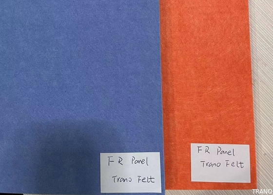3.3kg/Sqm Fire Retardant Charcoal Pet Felt Acoustic Panels Sound Absorbing