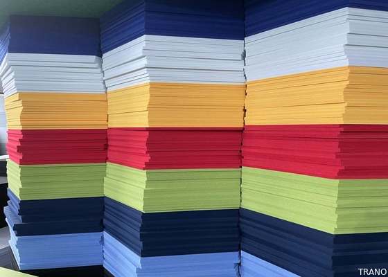 Industrial Absorbing Polyester Fiber Acoustic Panel 4x8 Size