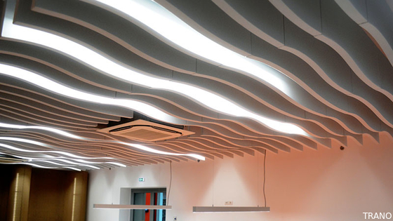 Fiberglass Suspended Hanging Sound Baffles Multi Colored