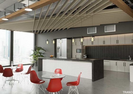 Customized Acoustic Ceiling Panel Polyester Fiber 34 Colors Optional