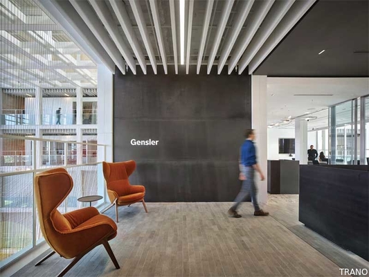 Polyester Acoustic Ceiling Baffles For Studio Thermal Insulation